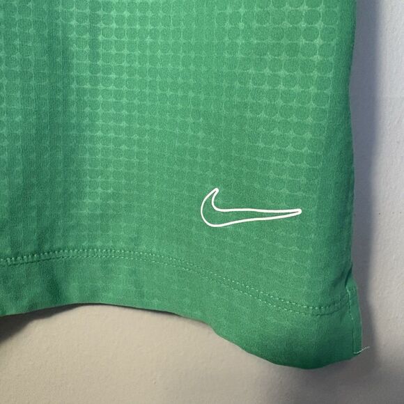 Nike Golf Tour Performance Women’s Green Pink Short Sleeve Fitted Polo Size L‎ - Picture 3 of 8